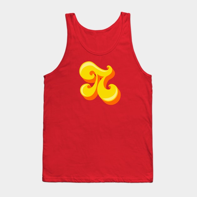 Retro Flavored Pi Tank Top by JWDesigns